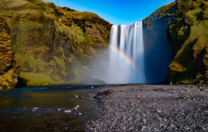 Iceland, Skógar, Skógafoss Iceland, Skógar, Skógafoss